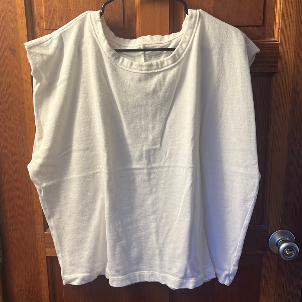 Aerie oversized muscle Tee with distressing